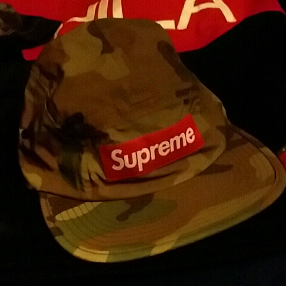Supreme Camo Camp Cap